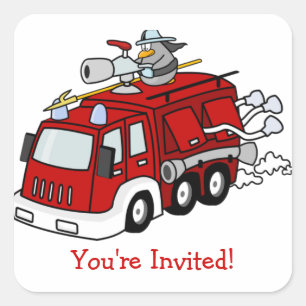 Adesivo Quadrado Palavra Personalizada de Festa de aniversário do M