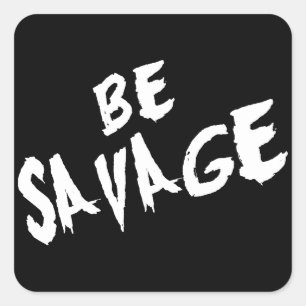 Adesivo Quadrado Palavras Inspiracionais - Sejam Salvos - Motivaç