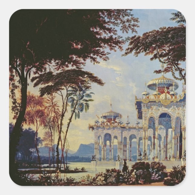 Adesivo Quadrado Palco para 'Ruslan e Lyudmila' por (Frente)