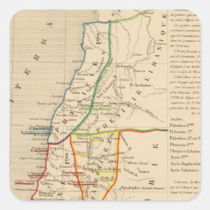 Adesivo Quadrado Palestina Constantin sous le Grande, 330 apres JC