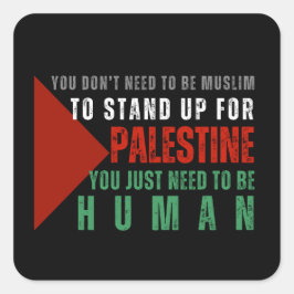 ADESIVO QUADRADO PALESTINA LIVRE