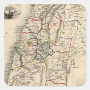 Adesivo Quadrado Palestina moderna