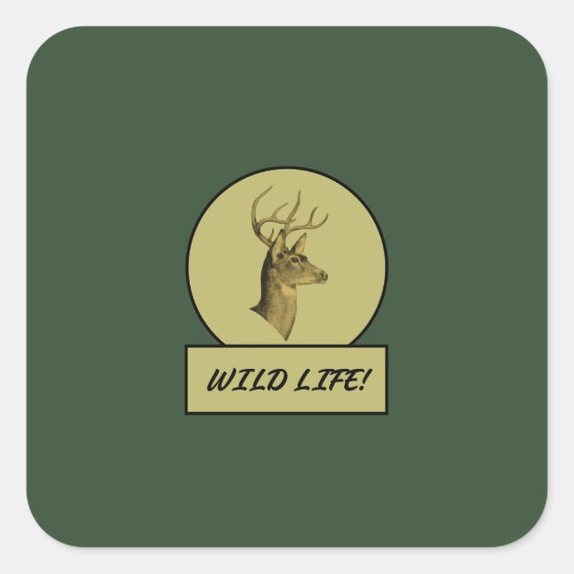 Adesivo Quadrado Palhetas Verdes Escuras (Frente)