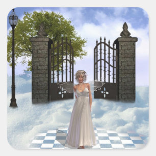 Adesivo Quadrado Palitos de anjo do céu