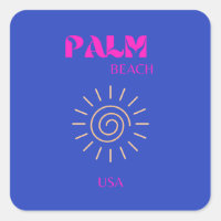 Palm Beach, Viagem Art, Florida, Blue
