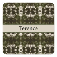 Palm Leaf Shadow Army Green, personalizável