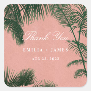 Adesivo Quadrado Palm Primavera Sticker