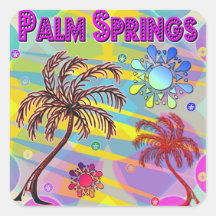 Palm Primaveras Happy and Hope Sticker