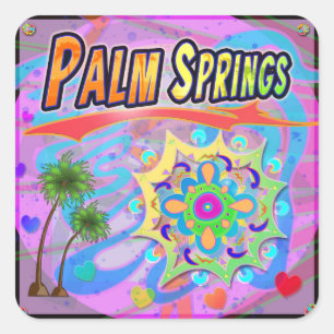 Adesivo Quadrado Palm Primaveras True Progress Stick