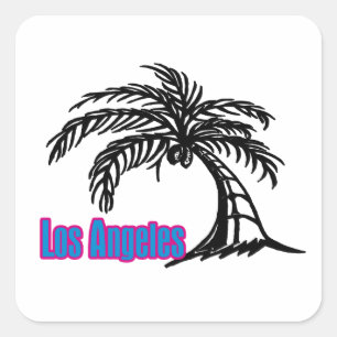 Adesivo Quadrado Palm Tree #1 em Los Angeles