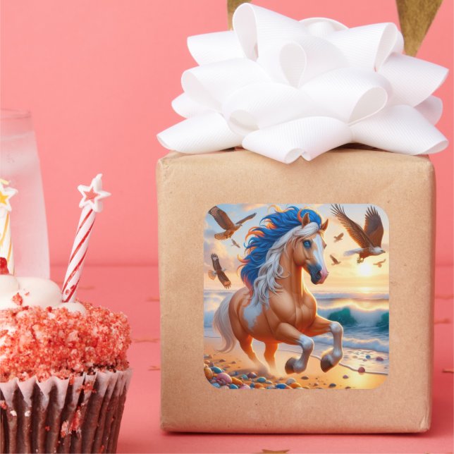 Adesivo Quadrado Palomino - Oceano de Tintas (Festa)