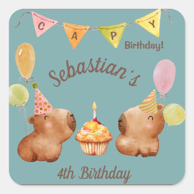 Adesivo Quadrado Paloza, Partido da Captura Fria (Frente)