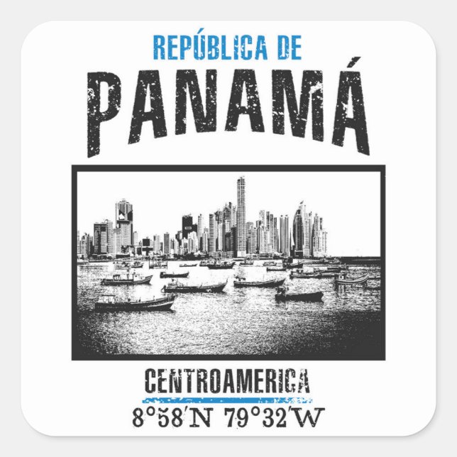 Adesivo Quadrado Panamá (Frente)