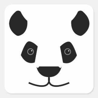 Adesivo Quadrado Panda