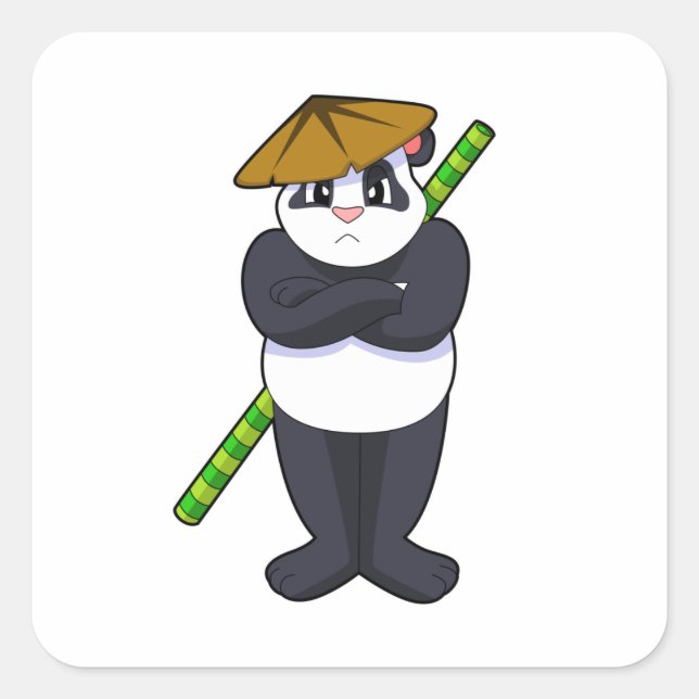 Adesivo Quadrado Panda no Stick briga Artes Marciais.PNG (Frente)