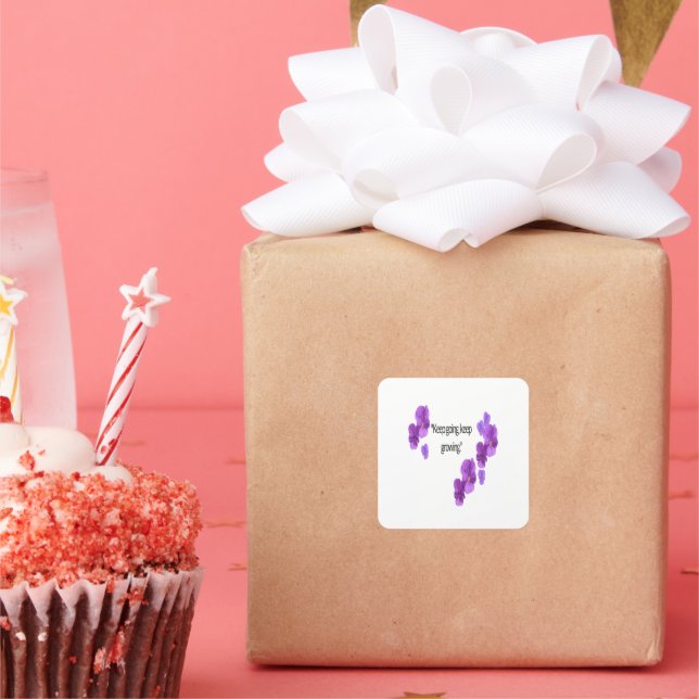 Adesivo Quadrado Pansy Sticker (Festa)