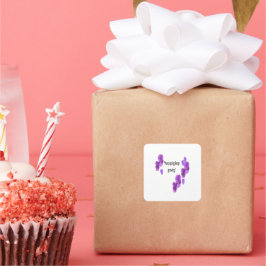 Adesivo Quadrado Pansy Sticker