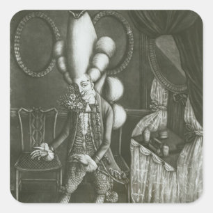 Adesivo Quadrado Pantheon Macaroni, 1773