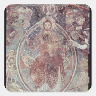 Adesivo Quadrado Pantocrator cristo, do macaco