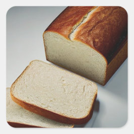 Adesivo Quadrado Pão fatiado