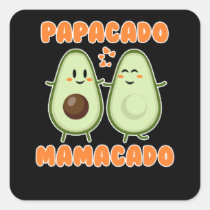 Adesivo Quadrado Papacado mamacado faz familicate