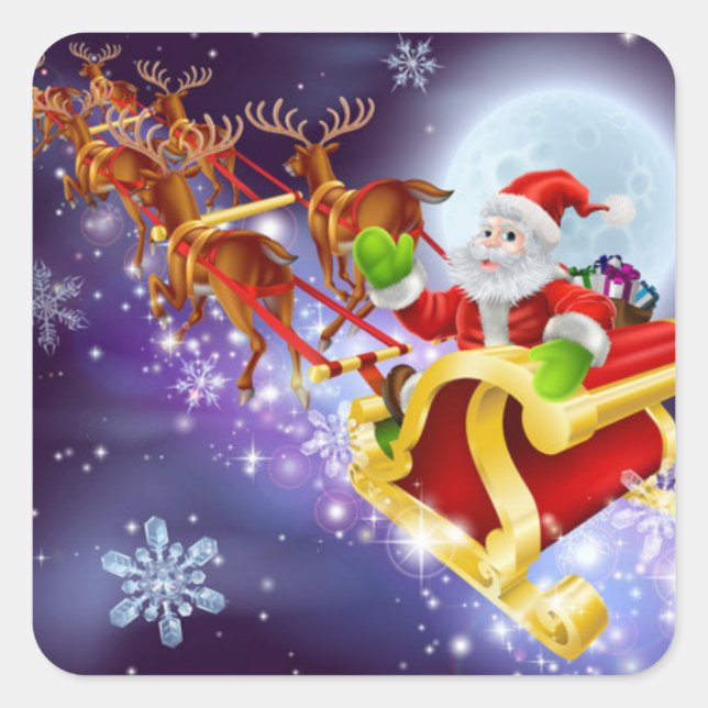 Adesivo Quadrado Papais noeis (Frente)