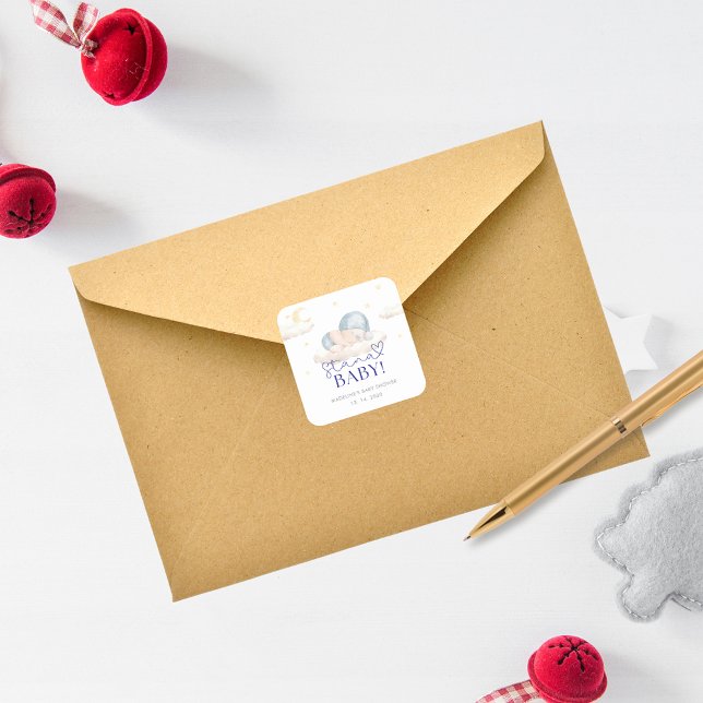 Adesivo Quadrado Papais noeis de Natal Chá (Criador carregado)