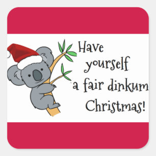 Adesivo Quadrado Papais noeis Koala - Fair Dinkum