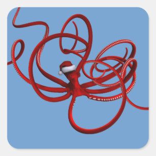 Adesivo Quadrado Papais noeis Kraken