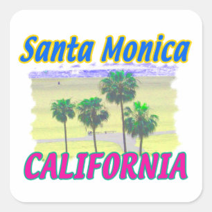 Adesivo Quadrado Papais noeis Mônica California Palm & Beach Stick