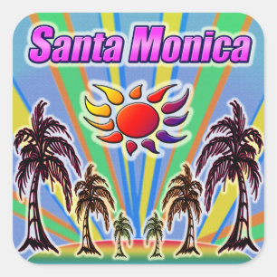Adesivo Quadrado Papais noeis Mônica Summer Love Sticker