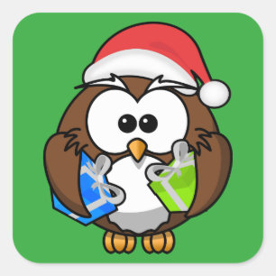 ADESIVO QUADRADO PAPAIS NOEIS OWL