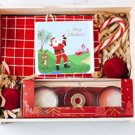 Adesivo Quadrado Papais noeis Que Tinham Água Com O Partido Martini