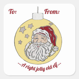 Adesivo Quadrado Papais noeis retrorreflectores (amarelo)