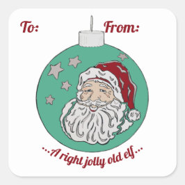 Adesivo Quadrado Papais noeis retrorreflectores (verde)