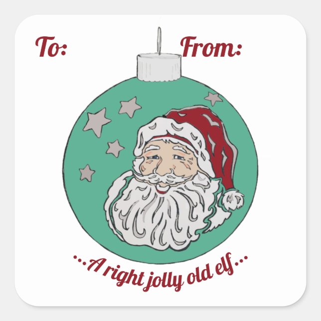 Adesivo Quadrado Papais noeis retrorreflectores (verde) (Frente)