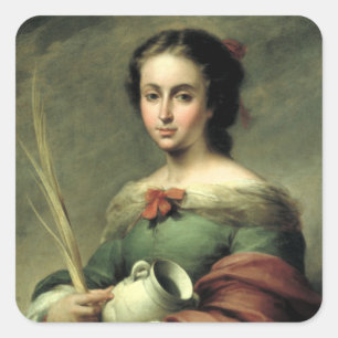 Adesivo Quadrado Papais noeis Rufina