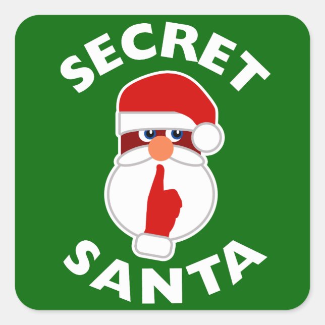 Adesivo Quadrado Papais noeis secretos (Frente)