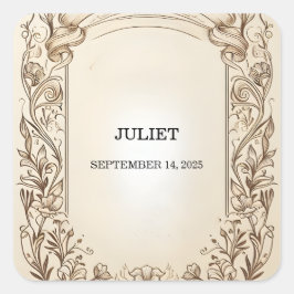 Adesivo Quadrado Papel Papiro Sobreposição de Veludo Clássico Chuve