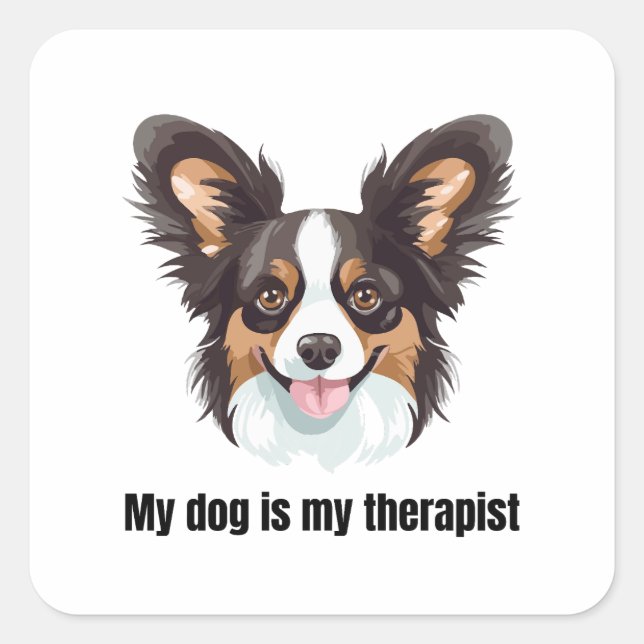 Adesivo Quadrado Papillon (Frente)