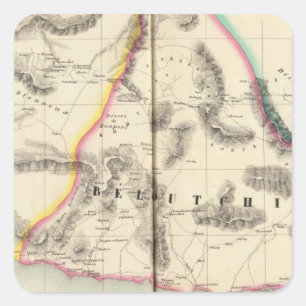 Adesivo Quadrado Paquistão, Ásia 80