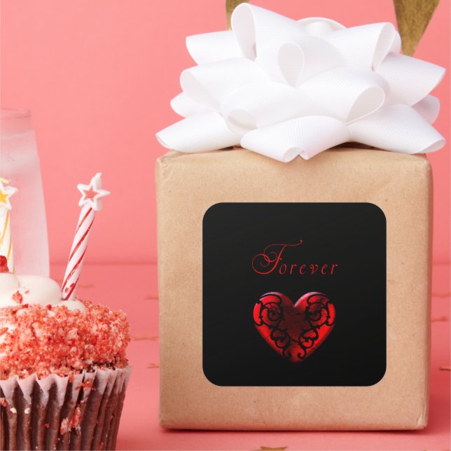 Adesivo Quadrado Para sempre (Festa)