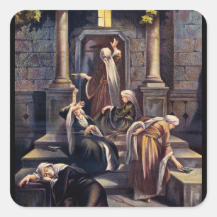 Adesivo Quadrado Parábola das Dez Virgens