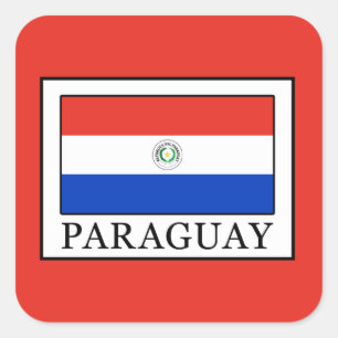 Adesivo Quadrado Paraguai