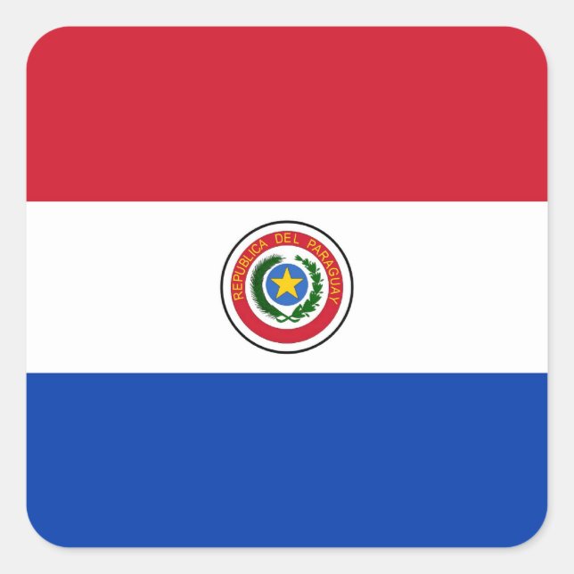 ADESIVO QUADRADO PARAGUAI (Frente)