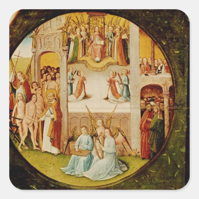 Adesivo Quadrado Paraíso (Frente)