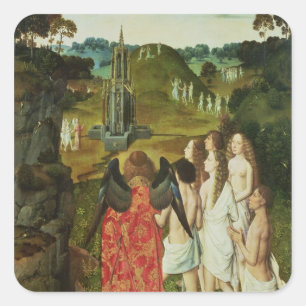 Adesivo Quadrado Paraíso da Fonte Simbólica