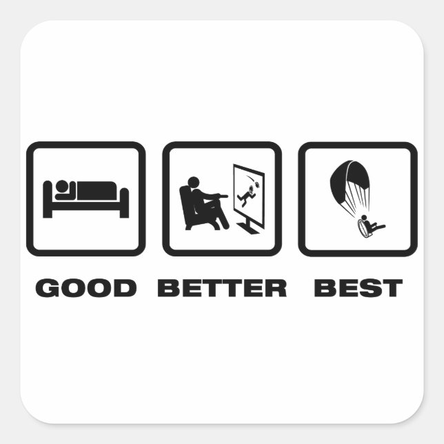 Adesivo Quadrado Paramotoring (Frente)