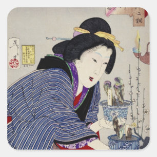 Adesivo Quadrado Parece que ela quer mudar: a aparência