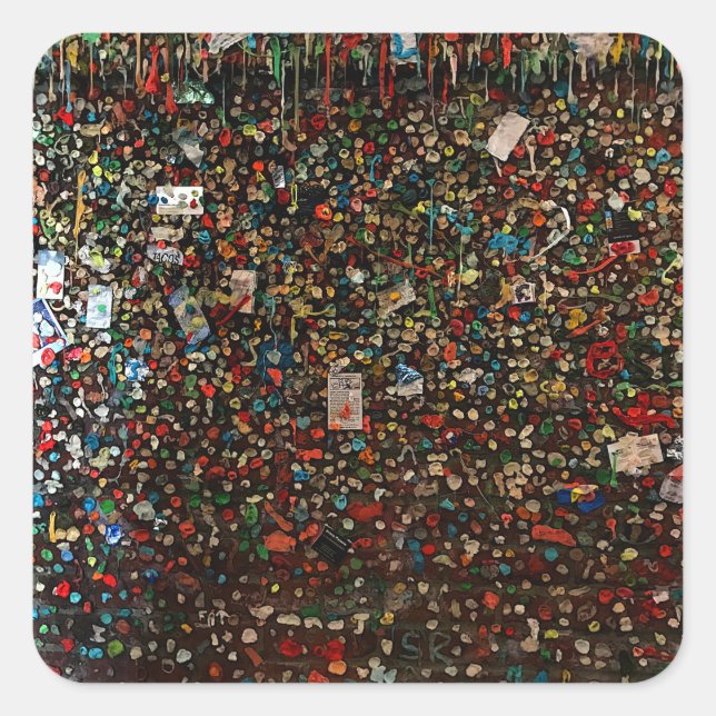 Adesivo Quadrado Parede de Goma Seattle nº 4-1 Stickers (Frente)